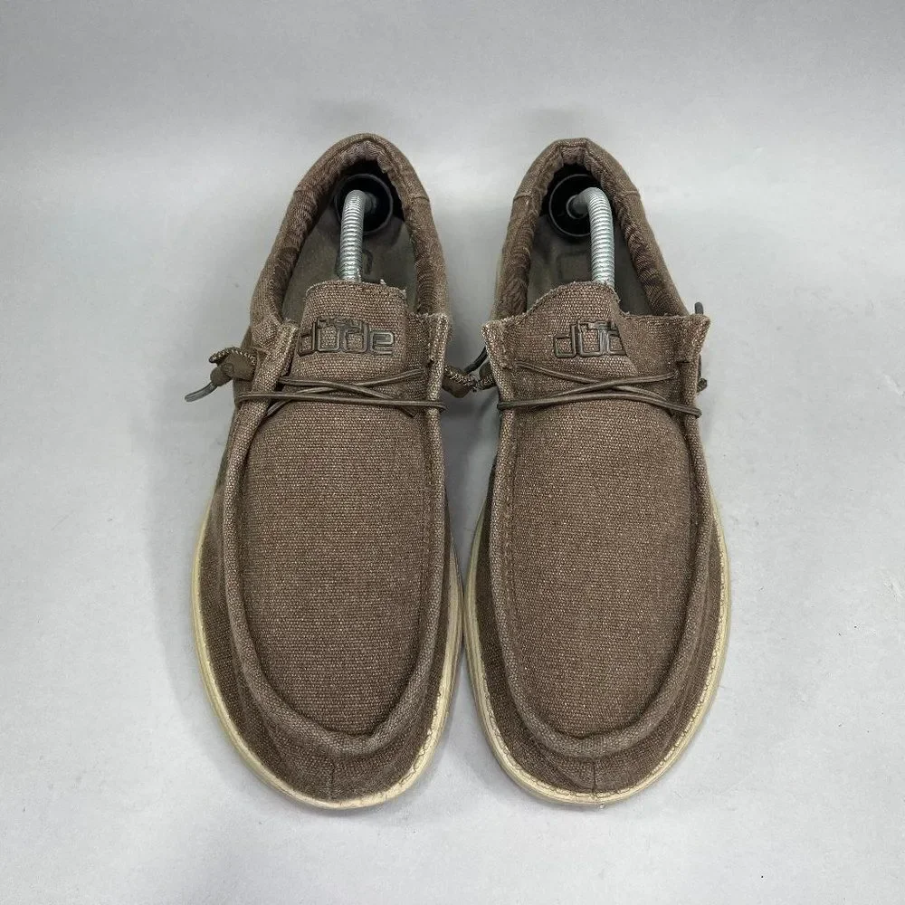 Hey Dude Men's Size 12 Wally Chocolate Slip On Shoes‎